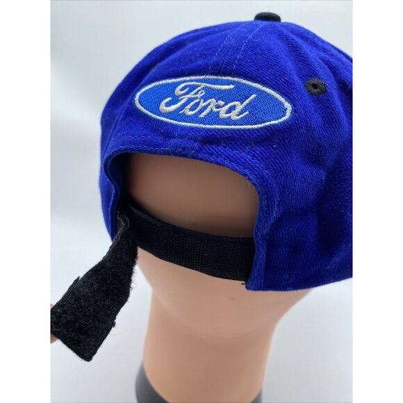 Ford Racing Motorsports Cars Vehicles Trucks Baseball Hat Cap Blue Black - Picture 8 of 12